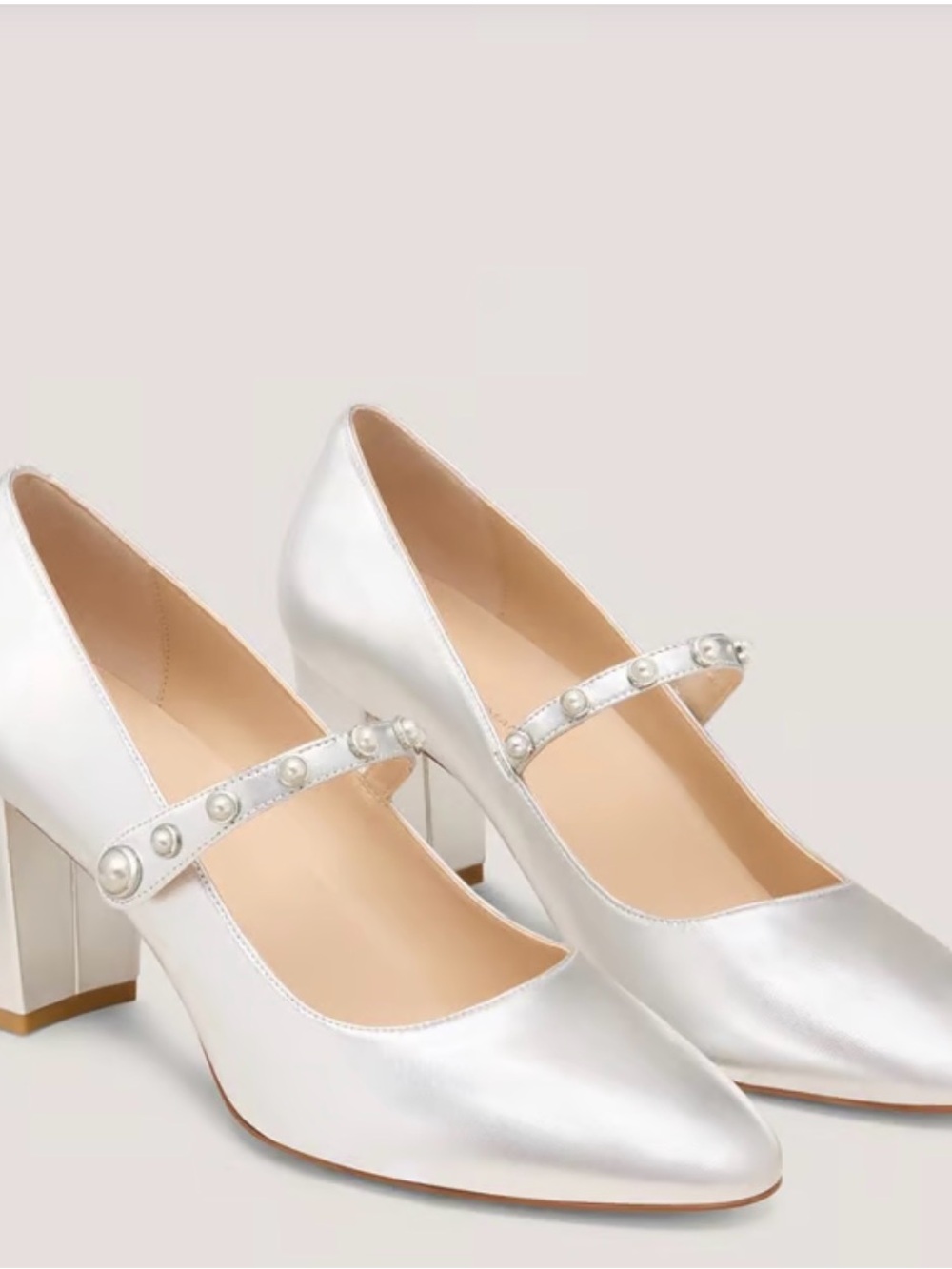ARI PEARL MARY JANE PUMP 75  Stuart Weitzman Pumps